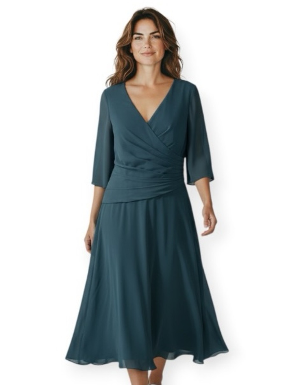 Azazie Women's Occasion Dress, Teal, 10